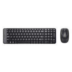 Logitech MK220 Kablosuz Türkçe Klavye Mouse Seti - Siyah 920-003163