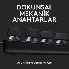 Logitech G413 SE TKL Kablolu Türkçe Q Mekanik Oyuncu Klavyesi 920-010564