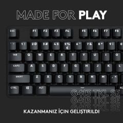 Logitech G413 SE TKL Kablolu Türkçe Q Mekanik Oyuncu Klavyesi 920-010564