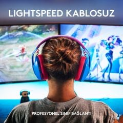 Logitech G G435 LIGHTSPEED Kablosuz Oyuncu Kulaklığı - Mavi 981-001062