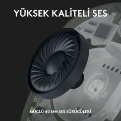 Logitech G G435 LIGHTSPEED Kablosuz Oyuncu Kulaklığı - Beyaz 981-001074