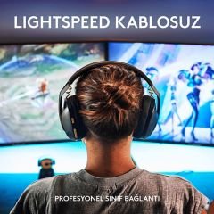 Logitech G G435 LIGHTSPEED Kablosuz Oyuncu Kulaklığı - Siyah 981-001050