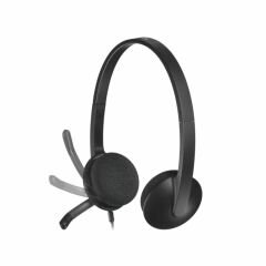 Logitech H340 Mikrofonlu Kablolu Kulak Üstü Kulaklık - Siyah 981-000475