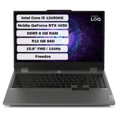 Lenovo LOQ 15IAX9 83GS007WTR Intel Core i5 12450HX 8GB 512GB SSD RTX 4050 Freedos 15.6'' FHD Taşınabilir Bilgisayar