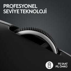 Logitech G PRO X SUPERLIGHT 2 Hafif HERO 2 Sensör 32.000 DPI LIGHTSPEED Kablosuz Oyuncu Mouse - Siyah