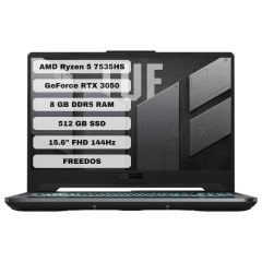 Asus TUF Gaming A15 FA506NC-HN006 AMD Ryzen 5 7535HS 8GB 512GB SSD RTX3050 Freedos 15.6'' FHD Taşınabilir Bilgisayar