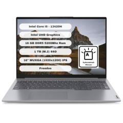 Lenovo Thinkbook 16 G6 IRL GTI1 Intel Core i5 13420H 16GB 1TB SSD 16'' WUXGA Freedos Gri Taşınabilir Bilgisayar 21KH00SXTR