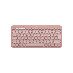 Logitech K380s Pebble Keys 2 Çoklu Cihaz Özellikli Bluetooth Türkçe Q Klavye - Pembe
