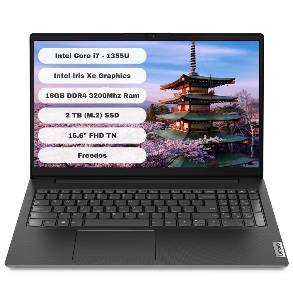 Lenovo V15 G4 IRU GTI2TB Intel Core i7 1355U 16GB 2TB SSD Freedos 15.6” FHD 83A100HXTR