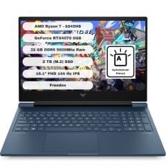 HP Victus 16-S1003NT GTI2TB Amd Ryzen 7 8845HS 32GB 2TB SSD RTX4070 Freedos 16.1'' FHD A05N7EA