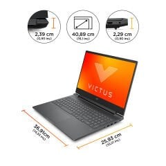 HP Victus 16-R0071NT GTI2TB Intel Core i7 13700H 32GB 2TB SSD RTX4070 Freedos  16.1” FHD 8V898EA