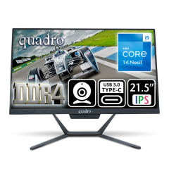 Quadro STARK H422D5 145825 21.5'' IPS Ci5 14400 8GB 256GB SSD Freedos AIO