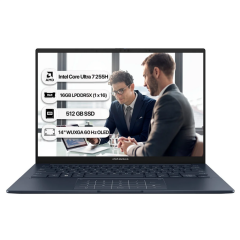 ASUS Zenbook 14 UX3405CA-QL286W Intel Core Ultra 7 255H 16GB 512GB SSD W11H 14'' 60Hz WUXGA OLED