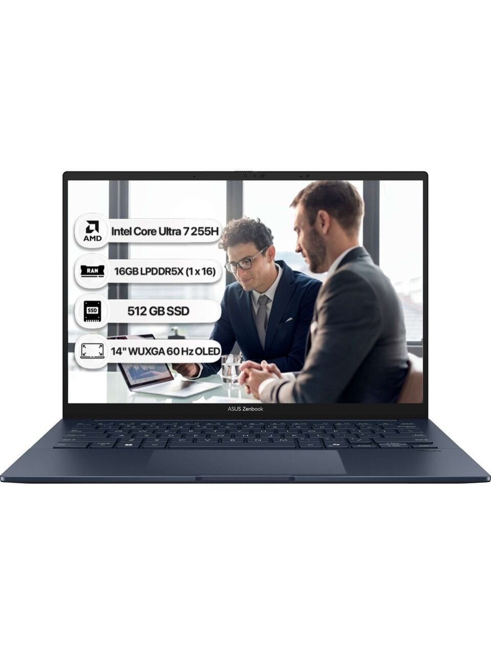 Asus Zenbook 14 UX3405CA-QL571W Intel Core Ultra 7 255H 16GB 512GB SSD Windows 11 Home 14'' OLED