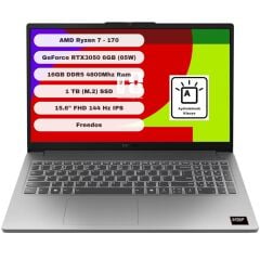 Lenovo LOQ 15ARP10E 83S000DYTR AMD Ryzen 7 170 16GB 1TB SSD RTX 3050 Freedos 15.6'' FHD