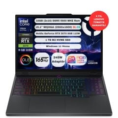 Lenovo Legion 5 15IAX10 83F00087TR Intel Core Ultra 7 255HX 32GB 1TB SSD RTX 5070 W11 Home 15.1''