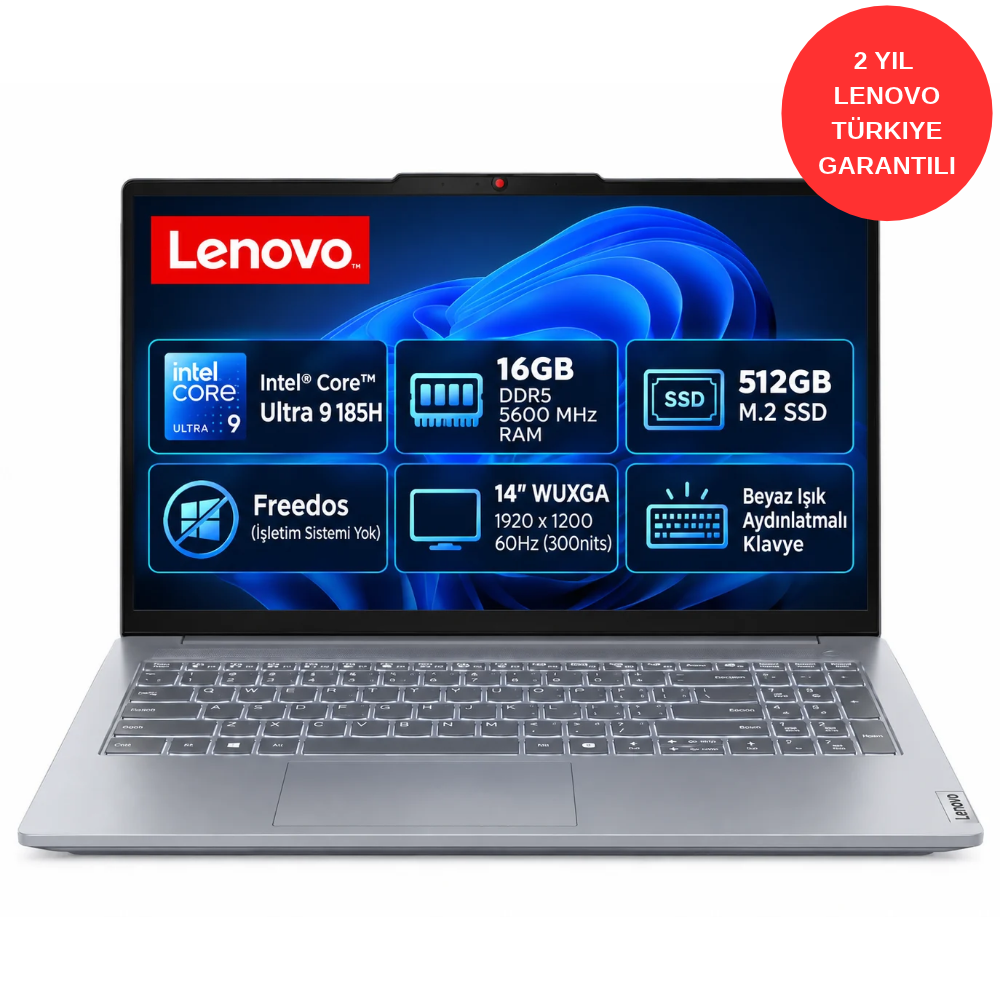 Lenovo Thinkbook 14 G8 IAL 21SJ00PNTX Intel Core Ultra 9 185H 16GB 512GB SSD Freedos 14'' WUXGA